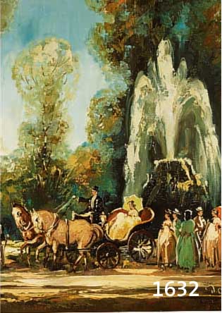 HEIM, OTTO, 1896 ALBERTWEILER GESELLSCHAFT IM PARK, ÖL/LWD., SIGNIERT, 30 X 30 CM