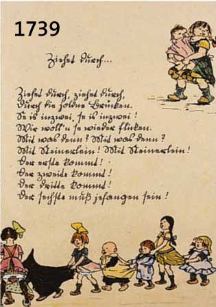 ZILLE, HEINRICH, 1858-1929, LITHOGRAPHIE UM 1921, ZIEHET DURCH, HANDKOLORIERT, 29X29 CM, PP
