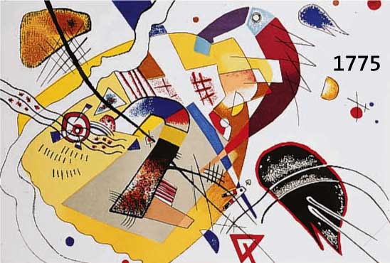KANDINSKY, WASSILY, 1866-1944, ZWEI FARB- UND EINE LITHOGRAPHIE, AUS DLM, ED. MAEGHT PARIS 1957 UND 1960, BLATTGR. JE CA. 38 X 28 CM, PP