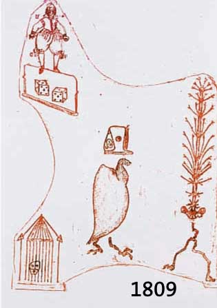 ERNST, MAX, 1891-1976, VIER LITHOGRAPHIEN AUS: LEWIS CARROLLS WUNDERHORN, MANUS PRESSE STUTTGART 1970, BLATTGR. JE CA. 32.5 X 24.5 CM, PP