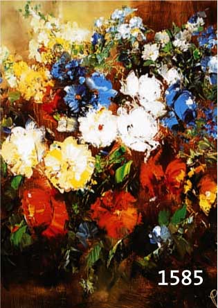 HENZE-MORRO, INGFRIED PAUL, 1925-1972, BLUMENSTILLEBEN, ÖL/LWD, SIGNIERT, CA. 70 X 80 CM, R.