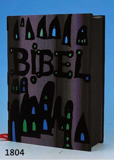 HUNDERTWASSER, FRIEDENSREICH, 1928-2000, BIBEL, ORIGINALVERPACKT IM ORIGINALKARTON, WELTBILDVERLAG, BEBILDERUNG U. EINBANDGE- STALTUNG VON ...