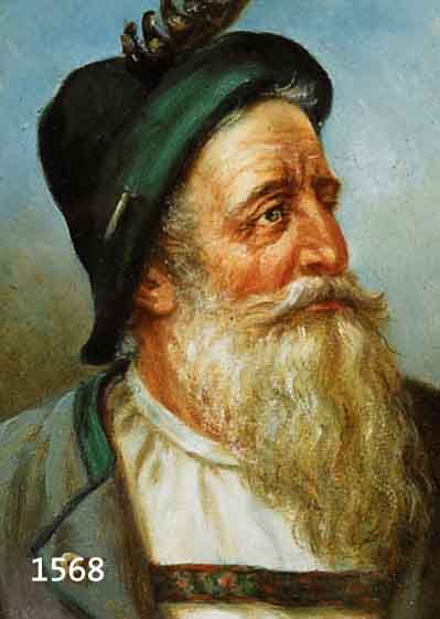 STOITZNER, C. 1863 BUSAU/MÄHREN - 1934 WIEN, ÖL/MALKARTON, ZWEI PORTRAITS, SIGNIERT, 23 X 18 CM, PRUNKRAHMEN L. BESCHÄDIGT