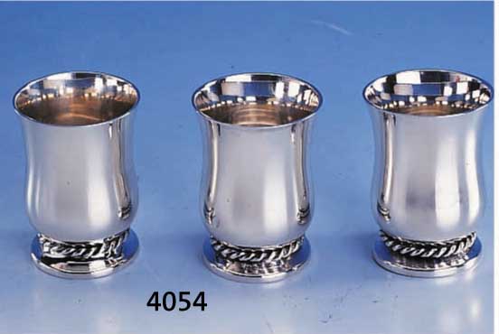3 STAMPERL GRIMMINGER, 925ER SILBER, KORDELRAND, SIGNE BZW. LABEL, POLIERT, INNEN MATTIERT, QUALITÄTVOLLE VERARBEITUNG, H CA. 5 CM