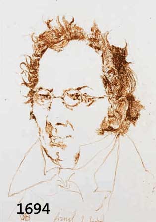JANSSEN, HORST, 1929-1995, ZWEI RADIERUNGEN: 1 X HEINRICH SCHWARZ N. DÜRER, CA. 34.5 X 27 CM, UND FRANZ SCHUBERT, CA. 29 X 20.5 CM, BEIDE ...