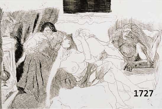 HRDLICKA, ALFRED, RADIERUNG, HANDSIGN. UND NUM. 245/1000, CA. 33 X 49 CM