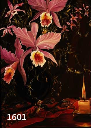 UNBEKANNTER MALER, DEUTSCH, ANFANG 20. JH., STILLEBEN MIT BLUMEN UND BRENNENDER KERZE, ÖL/HARTFASER, UNSIGNIERT, CA. 50 X 40 CM, R.