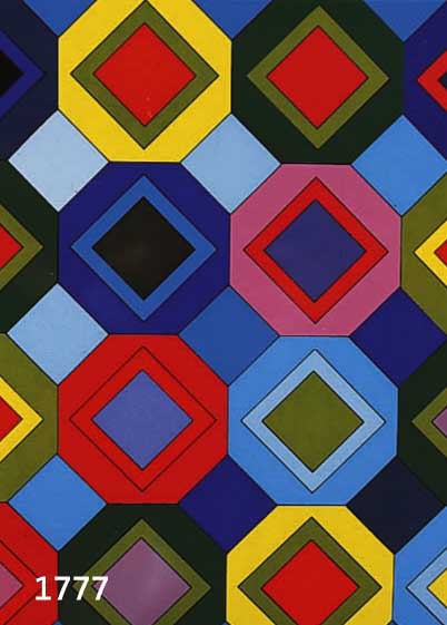 VASARELY, VIKTOR, 1908-1997, ABSTRAKTE KOMPOSITION, FARBSERIGRAPHIE, HANDSIGNIERT, NUM. E.A.-EXP 15/15, CA. 35 X 34 CM, PP, U.GL. , R.