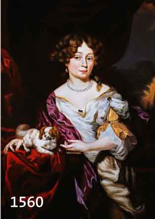 UNBEK. KOPIST D. SPÄTEN 20. JH., DAME MIT HÜNDCHEN, KOPIE NACH DEM ORIGINAL VON NICOLAES MAES, ÖL/LWD., 71 X 61 CM, R.