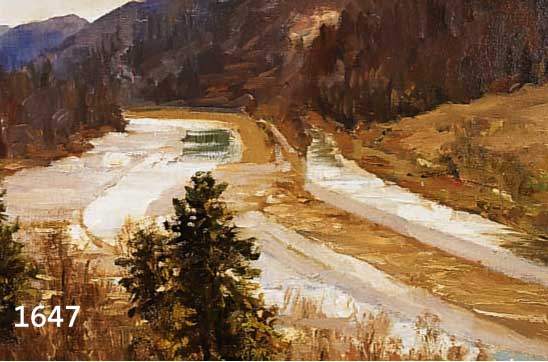WEISS, IMPRESSIONISTER LANDSCHAFTSMALER, WOHL MÜNCHENER SCHULE ANFANG 20. JH., ISARAUEN, ÖL/LWD., SCHWER LESBAR SIGN. U. LI., 35,5 X 58 CM, R.