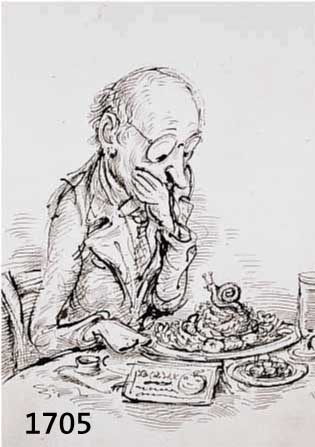 WEBER, A.PAUL, 1893-1980, ROHKOSTPLATTE, TUSCHFEDERZEICHNUNG, HANDSIG- NIERT, CA. 31 X 23 CM, PP