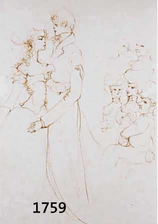 FINI, LEONOR, 1908-1996, RADIERUNG AUS: MONSIEUR VENUS, HANDSIGNIERT, CA. 16 X 20 CM, PP
