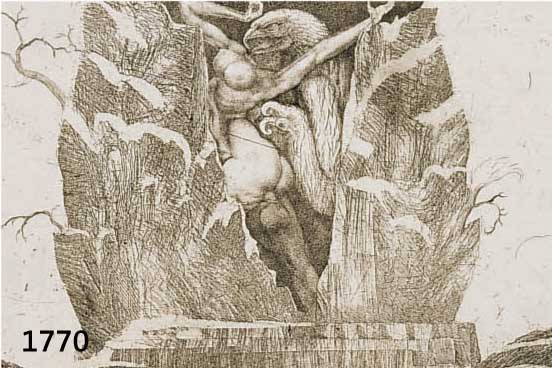 FUCHS, ERNST, PROF., GEB. 1930 WIEN, GEFÄNGNIS DES WINTERS, RADIERUNG, HANDSIGNIERT UND NUM. 1/2, BEZ.: PROBE DES 2. ZUSTANDES, CA. 22 X 35 CM, PP.