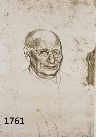 FUCHS, ERNST, PROF., GEB. 1930 WIEN, PORTRÄT PAUL PROUTE, RADIERUNG VON 1966, HANDSIGNIERT, BEZ.: 1. ZUSTAND, EINZIGER PROBEDRUCK, CA. 23 X 17 ...