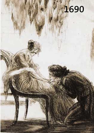 KOLB, ALOIS, ZWEI RADIERUNGEN UM 1920, DAVON EINE HANDSIGNIERT, AUFLAGE 125 EXEMPL., CA. 18 X 13 CM, PP