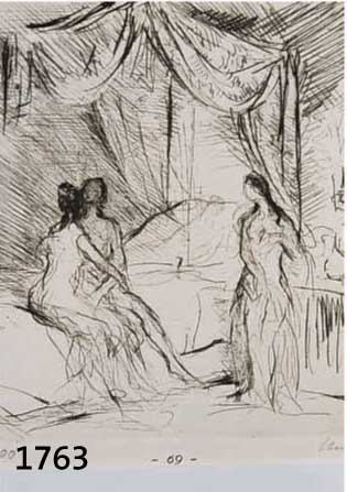MEID, HANS, 1883-1957, DREI RADIERUNGEN, UM 1920, HANDSIGNIERT, NUM. 76/100, CA. 9 X 12 CM, PP