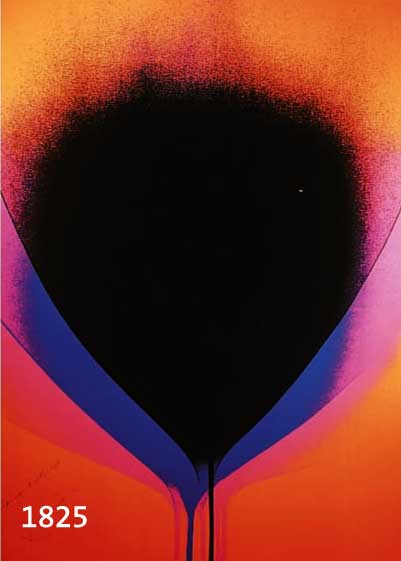 Piene, Otto, geb. 1928, Farbserigraphie von 1970, handsigniert und bez.: épreuve d'artise, ca. 99 x 69 cm