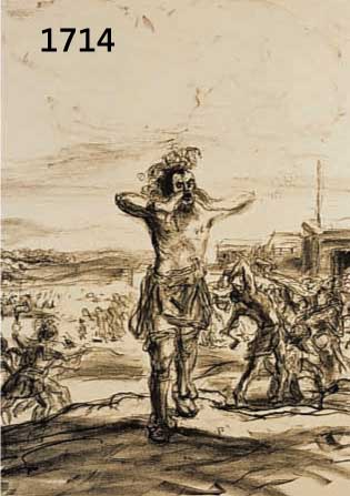 SLEVOGT, MAX, 1868-1932, LITHOGRAPHIE, RE. U. HANDSIGNIERT, CA. 34 X 26 CM, LEICHT GEBRÄUNT