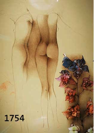 BRUNI, BRUNO, GEB. 1935, FARBLITHOGRAPHIE VON 1983, HANDSIGNIERT UND NUM. 193/250, CA. 100 X 72 CM, U.GL., R.