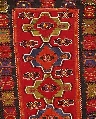 Karabagh Kelim, Russland, 294 x 154cm, Ehz 3, um 1960.