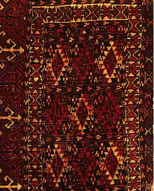 Yomuth, Doppeltaschenfront, 58 x 38cm, Ehz 3, um 1880.