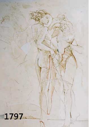 GÖRG, JÜRGEN, RADIERUNG, AUSTAUSCH, 20/75, HANDSIGNIERT, DAT. 83, 49 X 40 CM