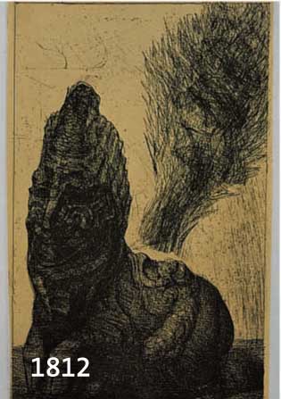 FUCHS, ERNST, PROF., GEB. 1930 WIEN, ZWEI RADIERUNGEN, HANDSIGNIERT, 1 X BEZ. E.A., 1 X BEZ.: EPREUVE D'ARTISTE, JE CA. 16 X 10 CM PP
