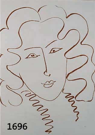 Matisse, Henri, 1869-1954, vier Farblitho- graphien aus: Florileges des Amoures de Ronsard, Edito-Service Genf autorisiert von A. Skira, Blattgr. ...