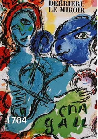 CHAGALL, MARC, 1887-1985, HEFT DERRIERE LE MIROIR NR. 198 VOM MAI 1972, ED. MAEGHT, MIT DREI FARBLITHOGRAPHIEN