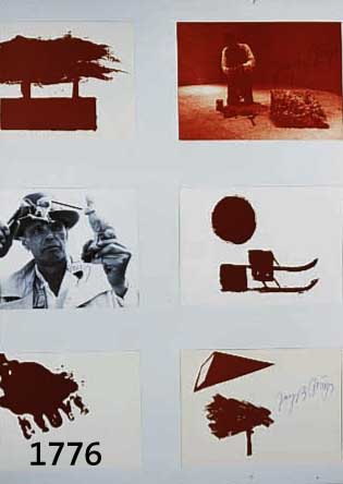 JOSEPH BEUYS, 6 MULTIPLES, DAVON 3 HAND- SIGNIERT, JE 10 X 14 CM