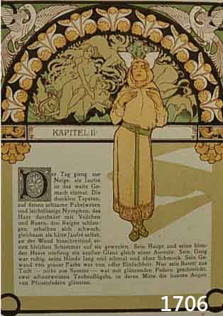 ALPHONS MUCHA, VERSO 2 FARBLITHOGRAPHIEN 1893, 2 FARBLITHOGRAPHIEN, CA. 19 X 14 CM, PP