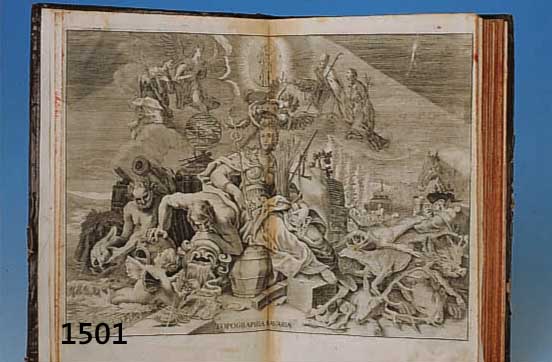 TOPOGRAPHIA BAVARIAE VON WENNING, 1721, OBER- UND NIEDERBAYERN, MIT 37 KUPFERSTICHEN, HALBLEDEREINBAND MIT GEPRÄGTEM RÜCKEN