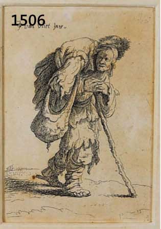 VAN VLIET, JAN GEORG, GEB. UM 1610 IN DELFT, VIER KUPFERSTICHE, MIT KARIKIERENDEN PERSONENDARSTELLUNGEN, IN DER PLATTE SIGNIERT, ALLE GEBRÄUNT ...