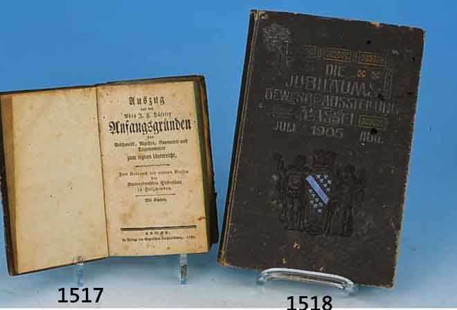 Die JubilÄums-Gewerbe-Ausstellung Cassel 1905, hrg. von Rektor W. Schanze, Cassel 1906, 367 Seiten mit zahlreichen Abbildungen, geprÄgter ...