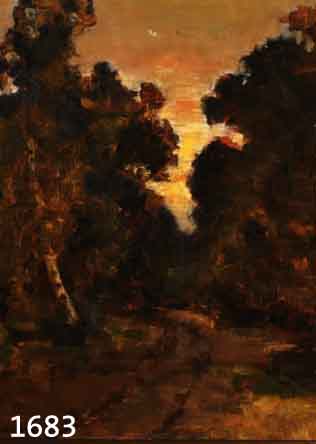 HORST, H.V.D., UM 1900, LANDSCHAFTSDEKOR, SIGNIERT, ÖL/LWD., 33 X 26CM