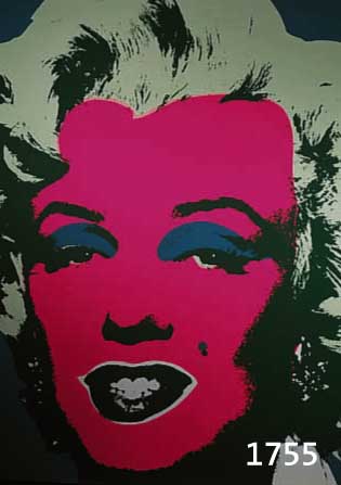 WARHOL, ANDY, 1928-1987, MARYLIN, FARBSIEB- DRUCK AUS DER EDITION S. B. MORNING, RÜCK- SEITIG SO GESTEMPELT UND MIT STEMPEL: "FILL IN YOUR ...
