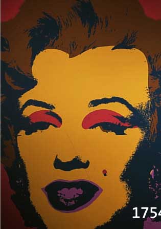 WARHOL, ANDY, 1928-1987, MARYLIN, FARBSIEB- DRUCK AUS DER EDITION S. B. MORNING, RÜCK- SEITIG SO GESTEMPELT UND MIT STEMPEL: "FILL IN YOUR ...