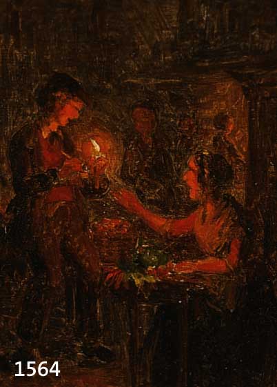UNBEKANNTER MALER, WOHL NIEDERLANDE, 19. JH., MARKTTREIBEN BEI NACHT, ÖL/LWD, AUF HOLZ AUFGEZOGEN, CA. 18 X 15 CM, R.
