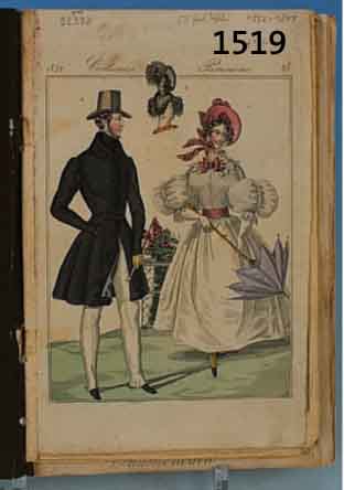 CA. 55 MODESTICHE, FRANKREICH 1832-47, COSTUMES PARISIENS-PARISER MODEN Z.T. MIT SCHNITTMUSTERN, JOURNAL DES DEMOISELLES, KOLORIERT, IN EINEM ...