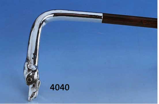 Spazierstock, deutsch um 1900/05, 800er Silber, Hundekopf, Schuß Rotbuche, L. ca. 88 cm