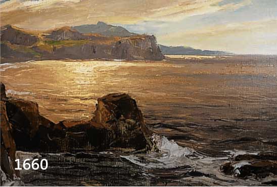 MERCKER, ERICH, 1891 ZABERN/ELSAß-1973 MÜNCHEN: FELSIGE KÜSTENLANDSCHAFT, ÖL/LWD, DOUBLIERT, RE. U. SIGN. UND BEZ. MÜNCHEN, 65 X 85 CM