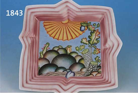 JUBILÄUMSJAHRESTELLER, ROSENTHAL, ENTW. AR- NOLD LEISSLER, 1979, 3000/1891, 35 X 35 CM