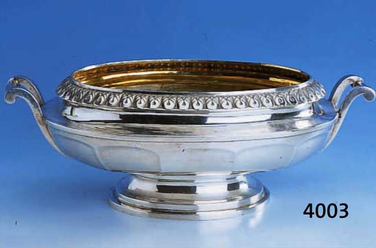 PRUNKSCHALE, ÖSTERREICH UM 1905/10, 800ER SILBER, TOTAL CA. 1835 G, INNENVERGOL- DUNG, 2 GRIFFE, STANDFUß, SCHWERE, QUALITÄT- VOLLE ARBEIT, ...