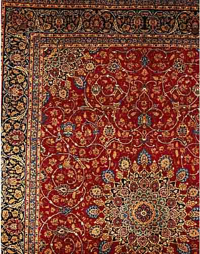 Kaschmar,Persien,ca 402 x 300cm. Flor Wolle,ca30jahre.ehz 2/3