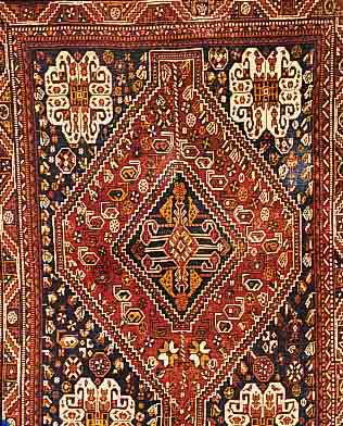 Shiraz, Persien, 233 x 155cm, Ehz 4-5 ca.70 Jahre