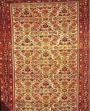 Malayer Alt, Persien, 197 x 122cm, Ehz 3-4 um 1900, Flor Wolle auf Baumwolle.