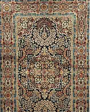 Hereke,China.ca 119 x 75 cm..reine Naturseid e.Ehz 1-2.ca 1 Mio Kn/qm.ca 10 Jahre.