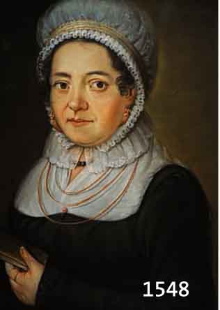 BIEDERMEIERKÜNSTLER ANF. 19. JH., JUNGE FRAU MIT SPITZENHAUBE, PASTELL, UNSIGN., 52 X 41,5 CM, UNTER GLAS GERAHMT