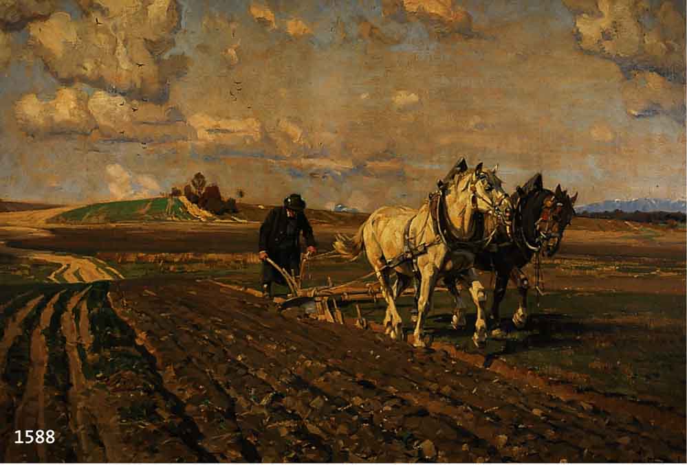 STRÜTZEL, OTTO, GEB. 1855 DESSAU - 1930 MÜNCHEN, STUDIERTE IN LEIPZIG UND DÜSSELDORF UND LIESS SICH DANACH 1885 IN MÜNCHEN NIEDER, GILT NEBEN ...