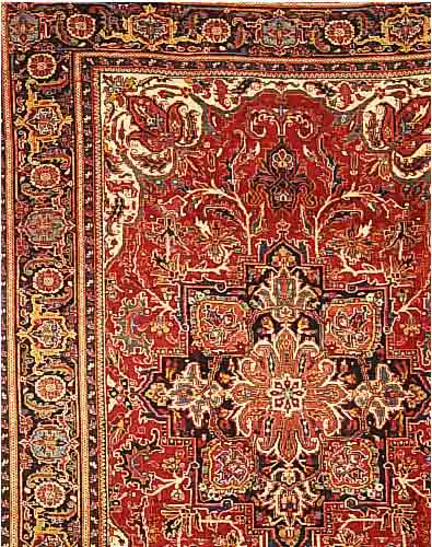 Heriz Persien um 1960, Flor Wolle. Ehz 4-5, 330 x 233cm.